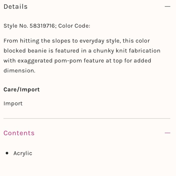 NWOT Free People Cozy Up Color Block Pom Beanie Oat Carmel - Picture 2 of 8